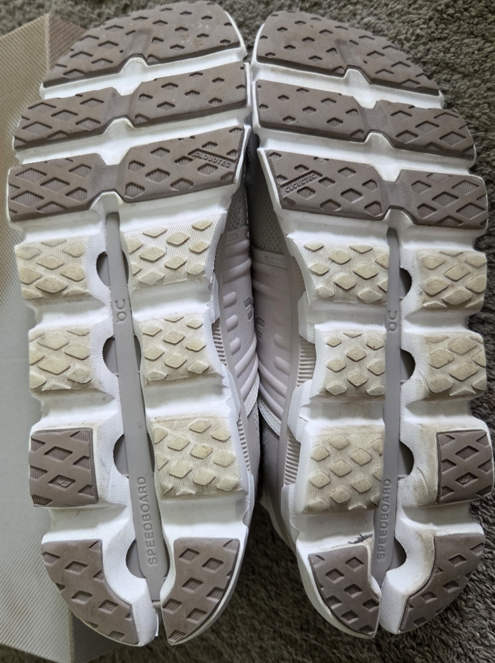 Women's ON Cloudswift 3 Pearl/ Fog Running/Walking Shoe Size 10.5 - Picture 3 of 8